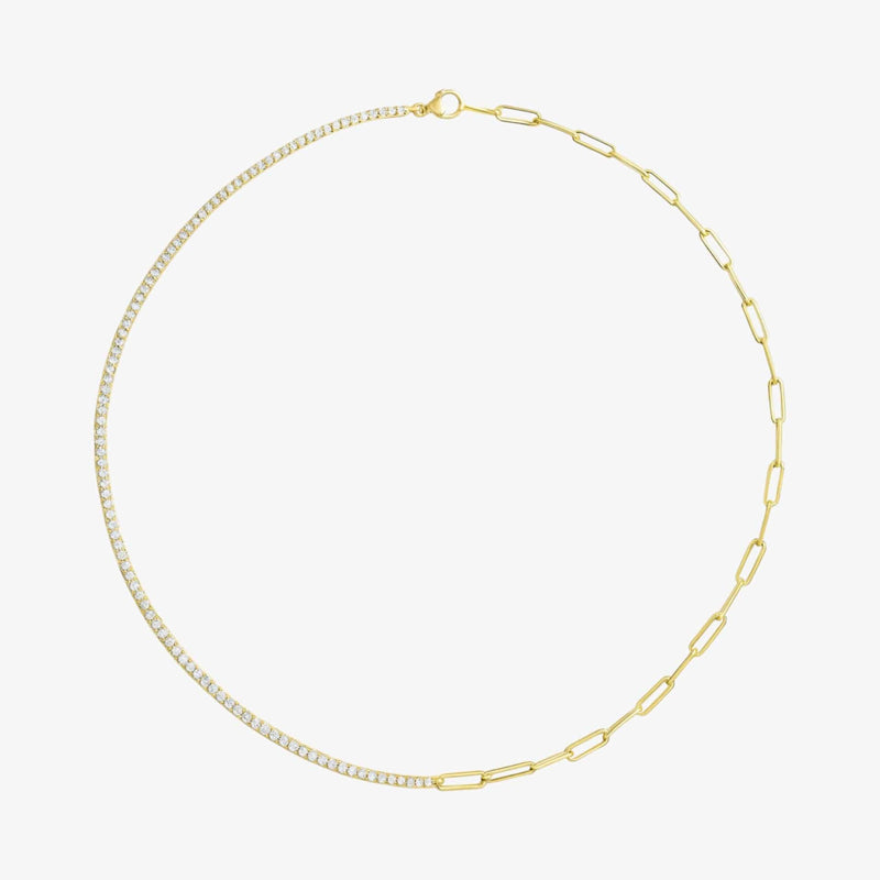 The Link & Diamond Necklace