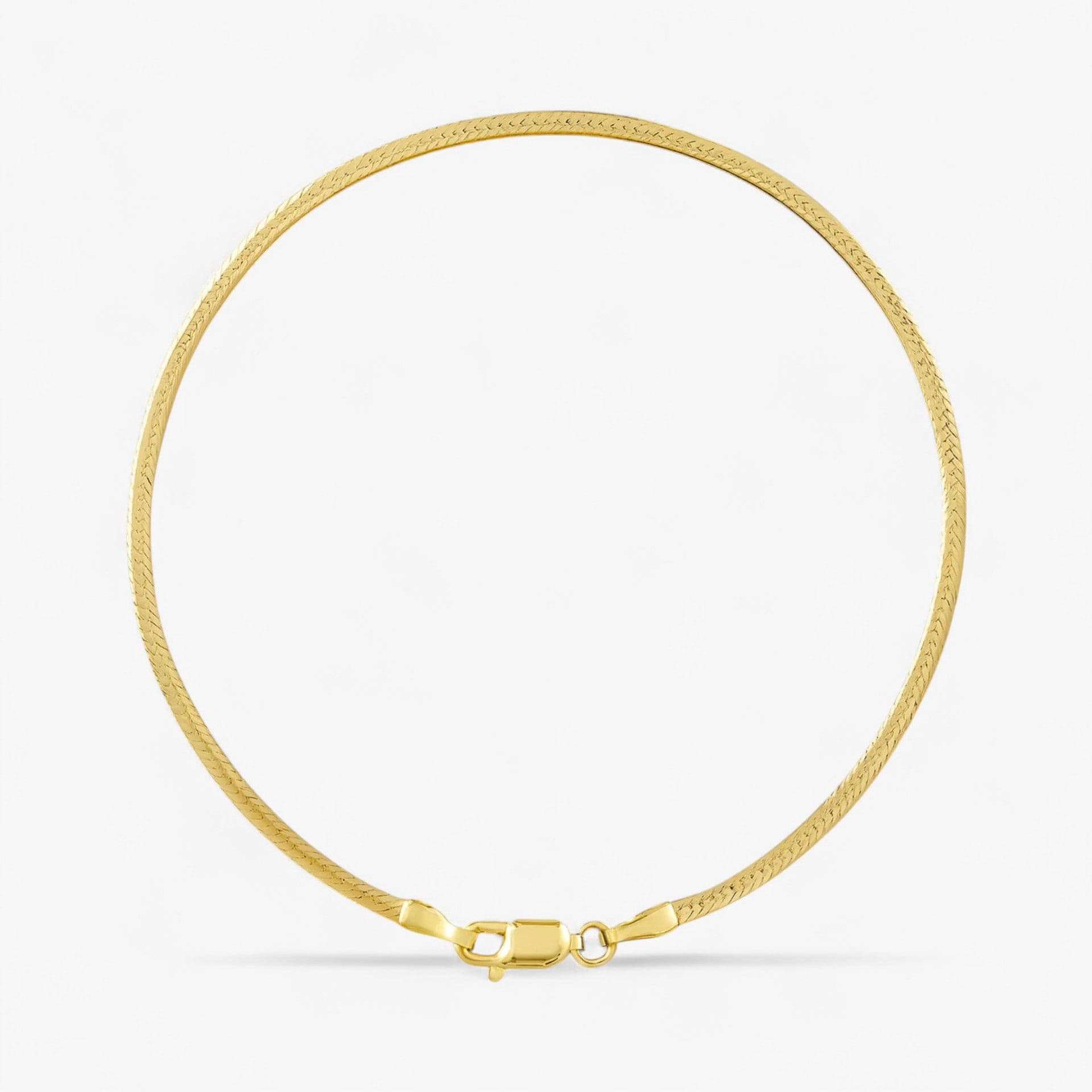 The Herringbone Chain Bracelet