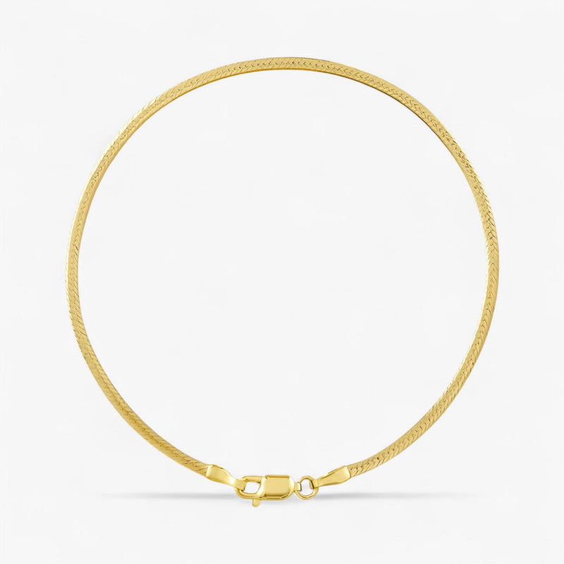 The Herringbone Chain Bracelet