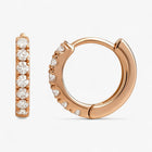 The Pave Hoop Earrings