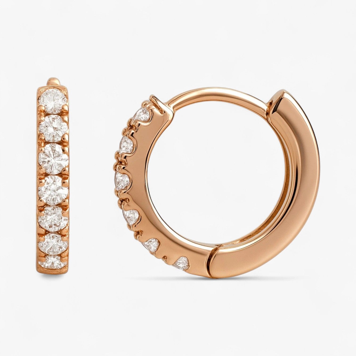 The Pave Hoop Earrings