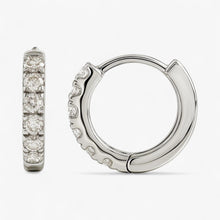 The Pave Hoop Earrings