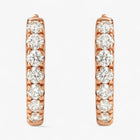 The Pave Hoop Earrings