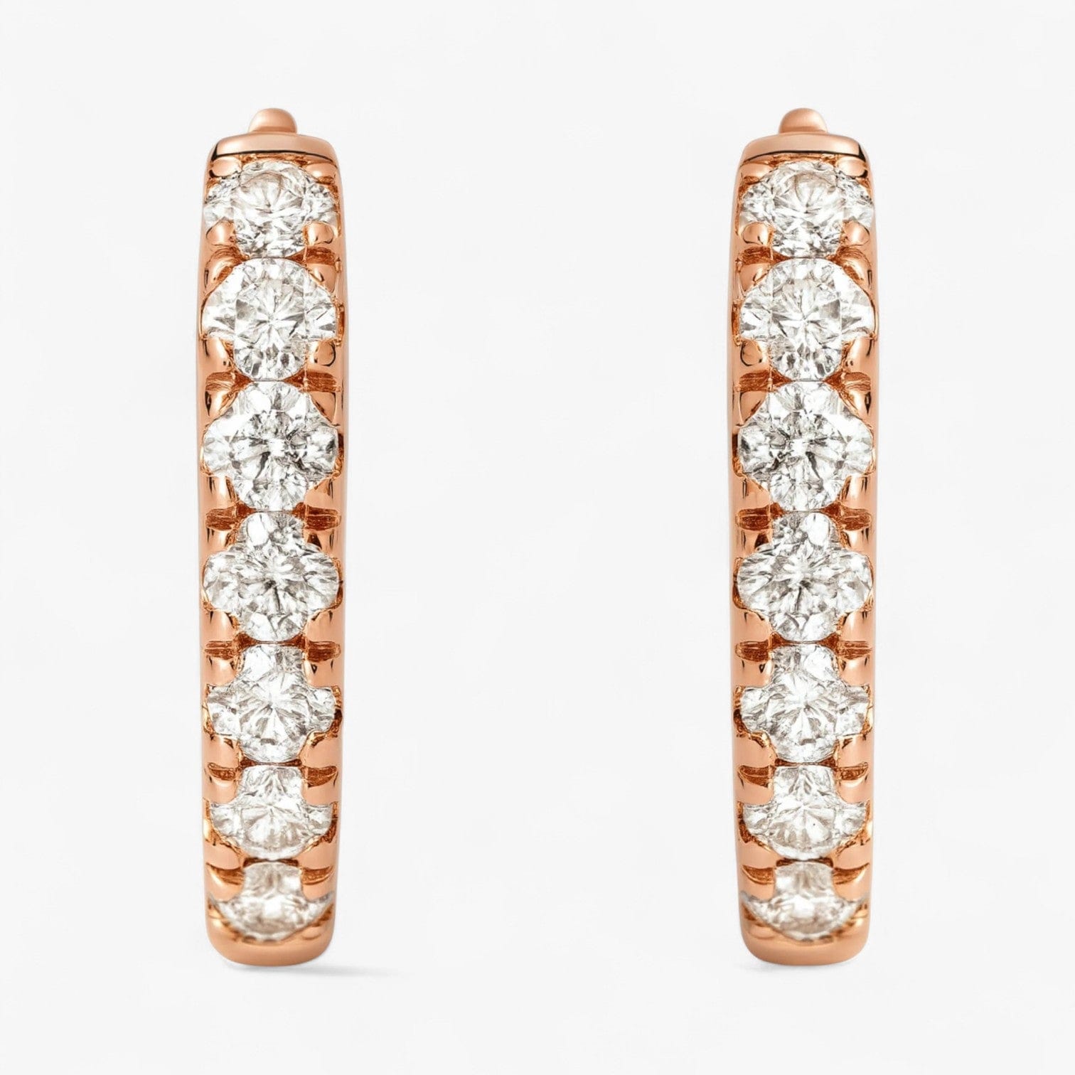 The Pave Hoop Earrings