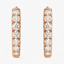 The Pave Hoop Earrings