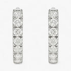 The Pave Hoop Earrings