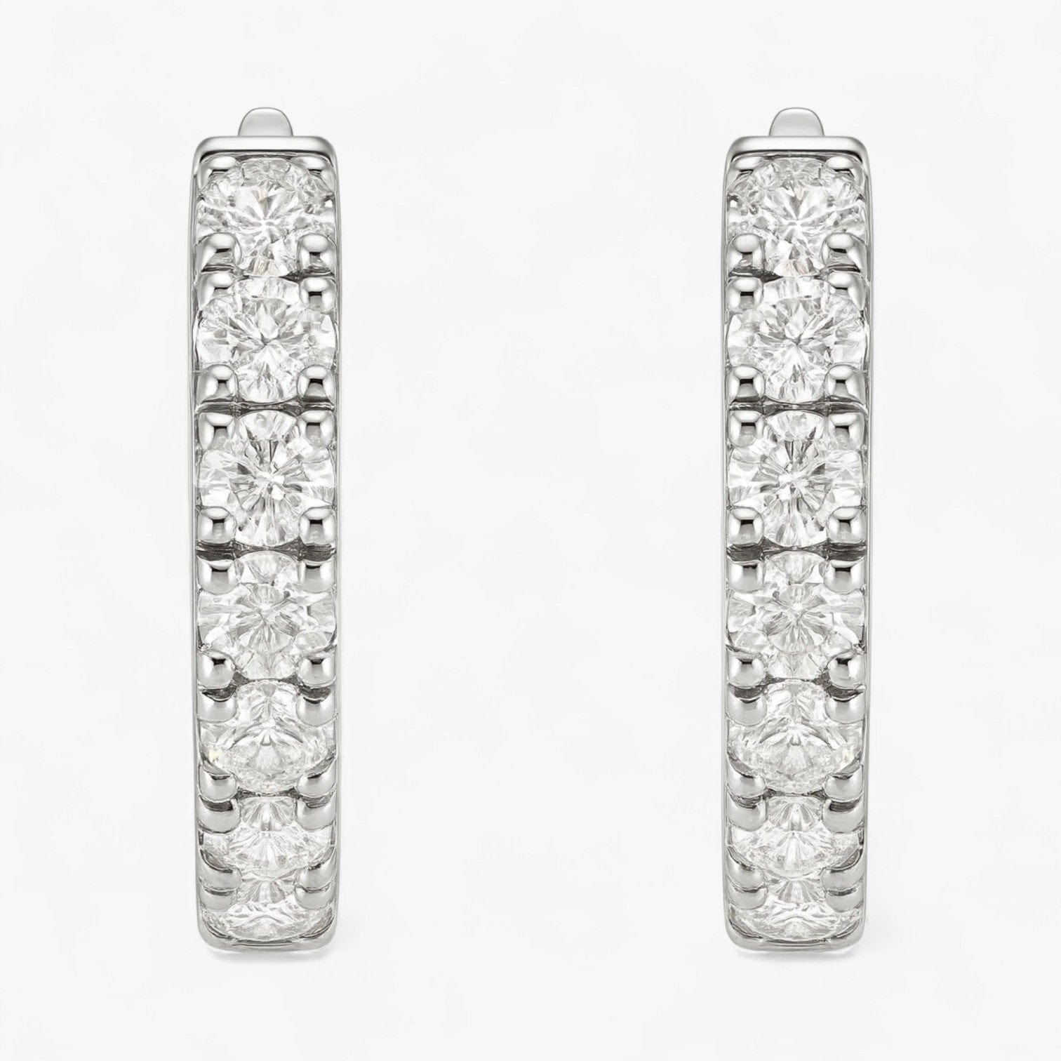 The Pave Hoop Earrings