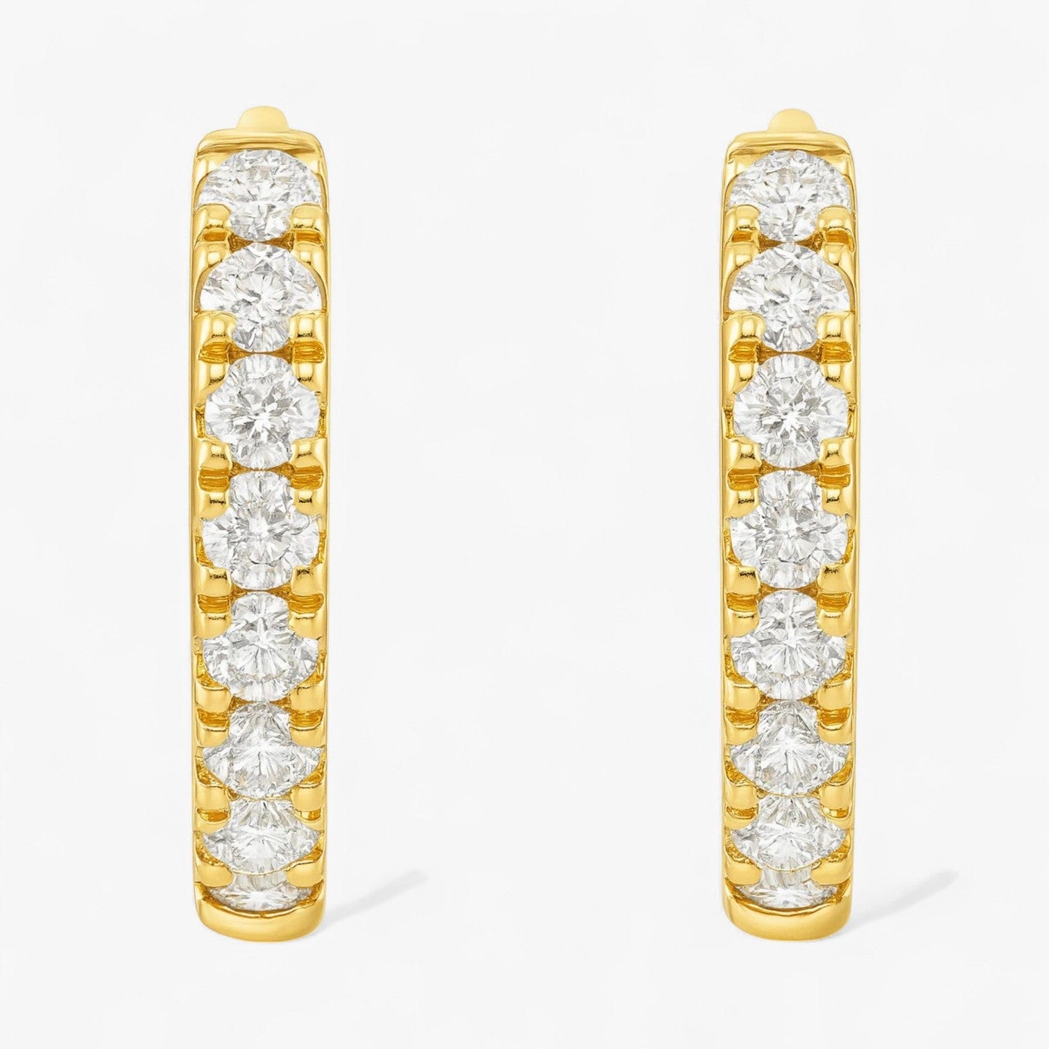 The Pave Hoop Earrings