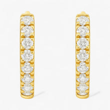 The Pave Hoop Earrings