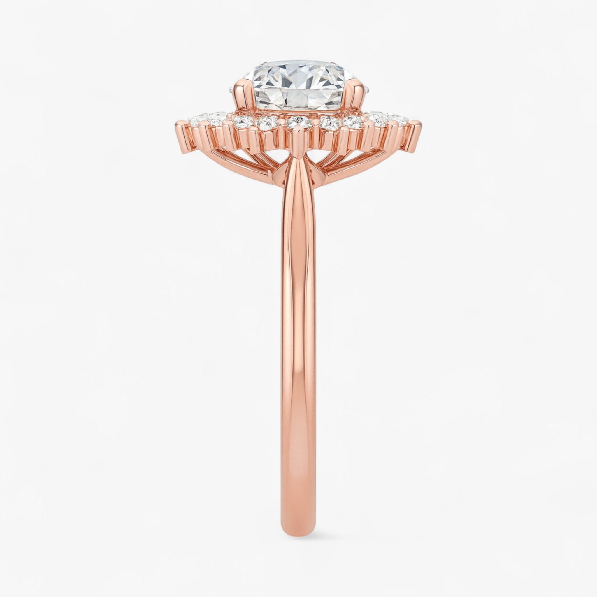 The Royal Halo Engagement Ring | Round