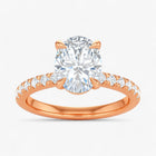 The Classic Pavé Engagement Ring | Oval