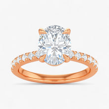 The Classic Pavé Engagement Ring | Oval