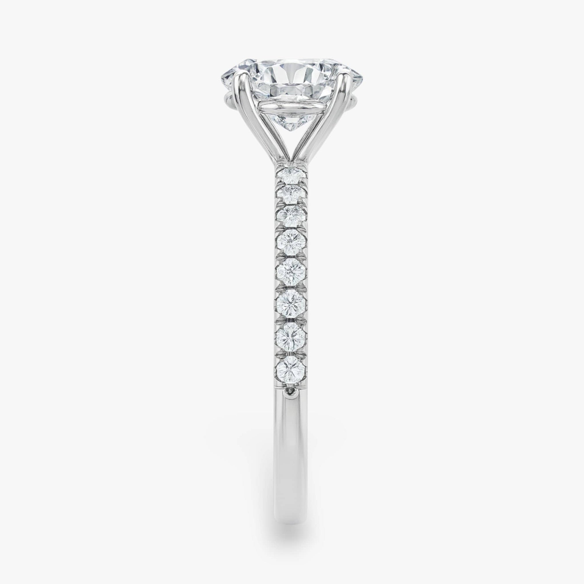 The Classic Pavé Engagement Ring | Oval