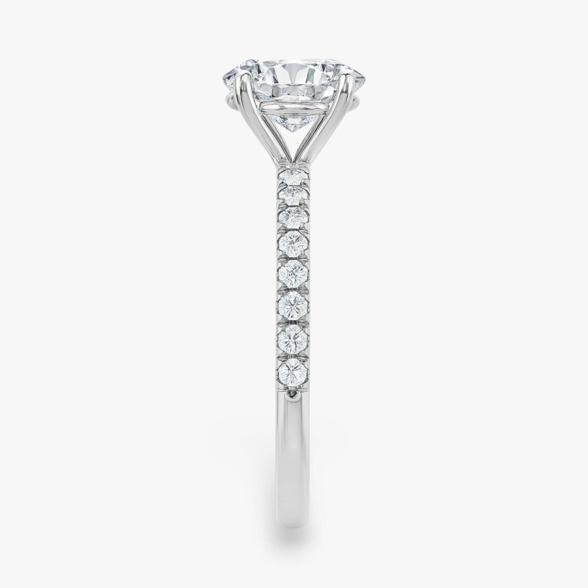 The Classic Pavé Engagement Ring | Oval