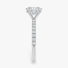 The Classic Pavé Engagement Ring | Oval
