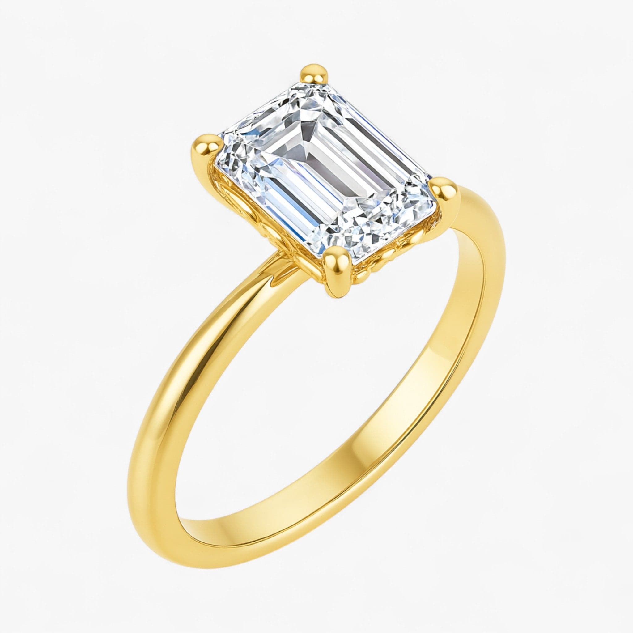 The Iconic Solitaire Engagement Ring | Emerald