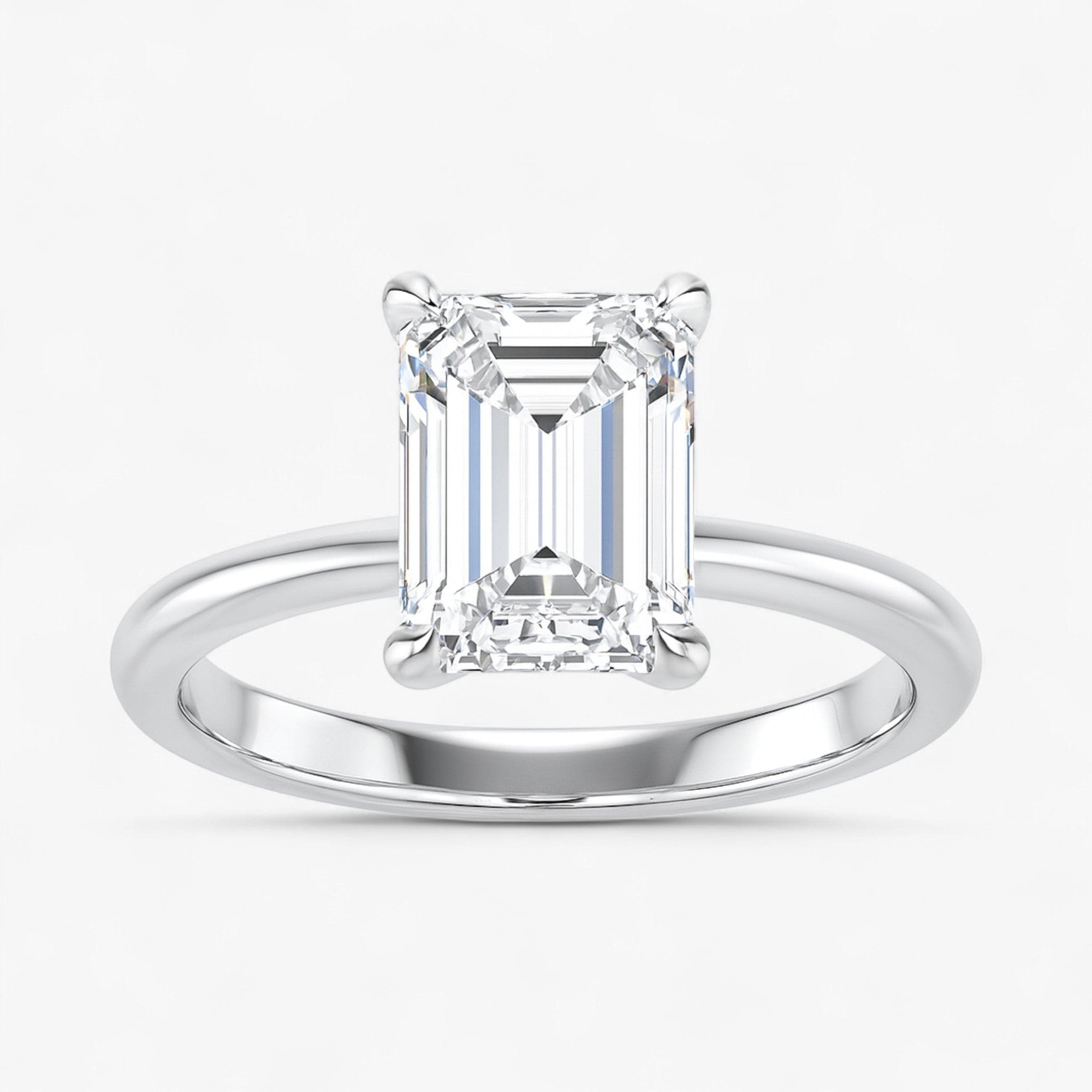 The Iconic Solitaire Engagement Ring | Emerald