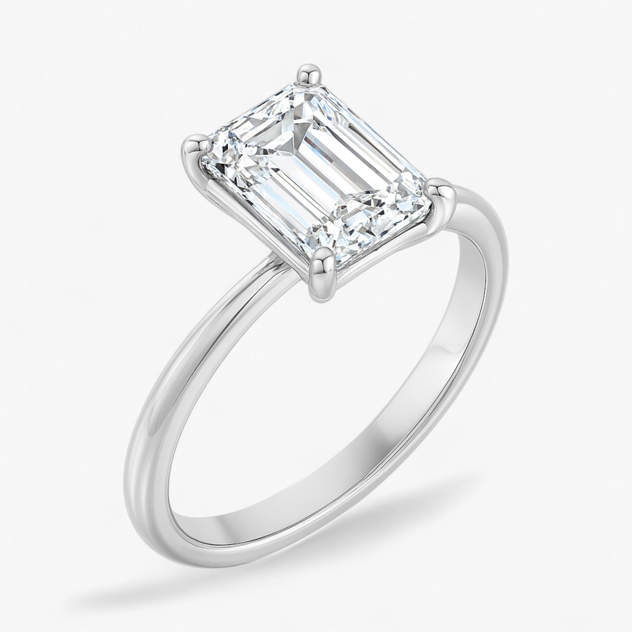 The Iconic Solitaire Engagement Ring | Emerald