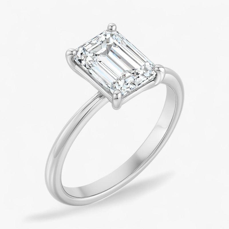 The Iconic Solitaire Engagement Ring | Emerald