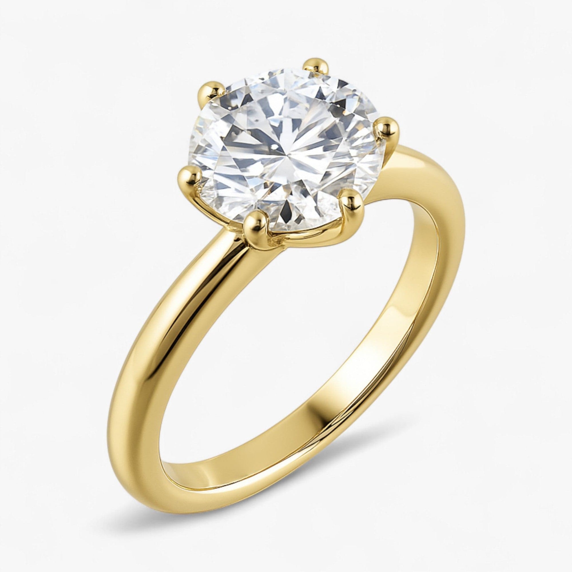 The Signature Solitaire Engagement Ring | Round