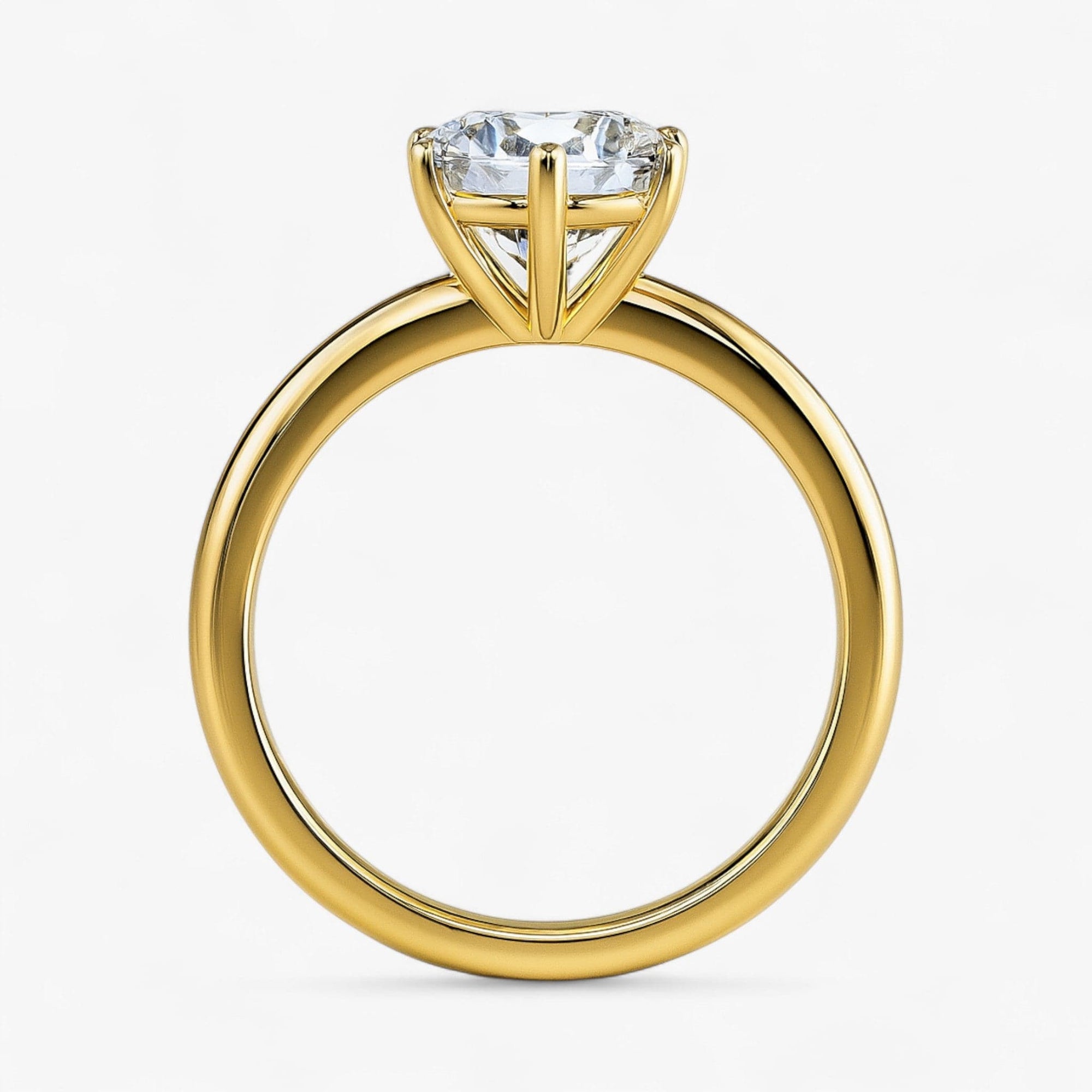 The Signature Solitaire Engagement Ring | Round