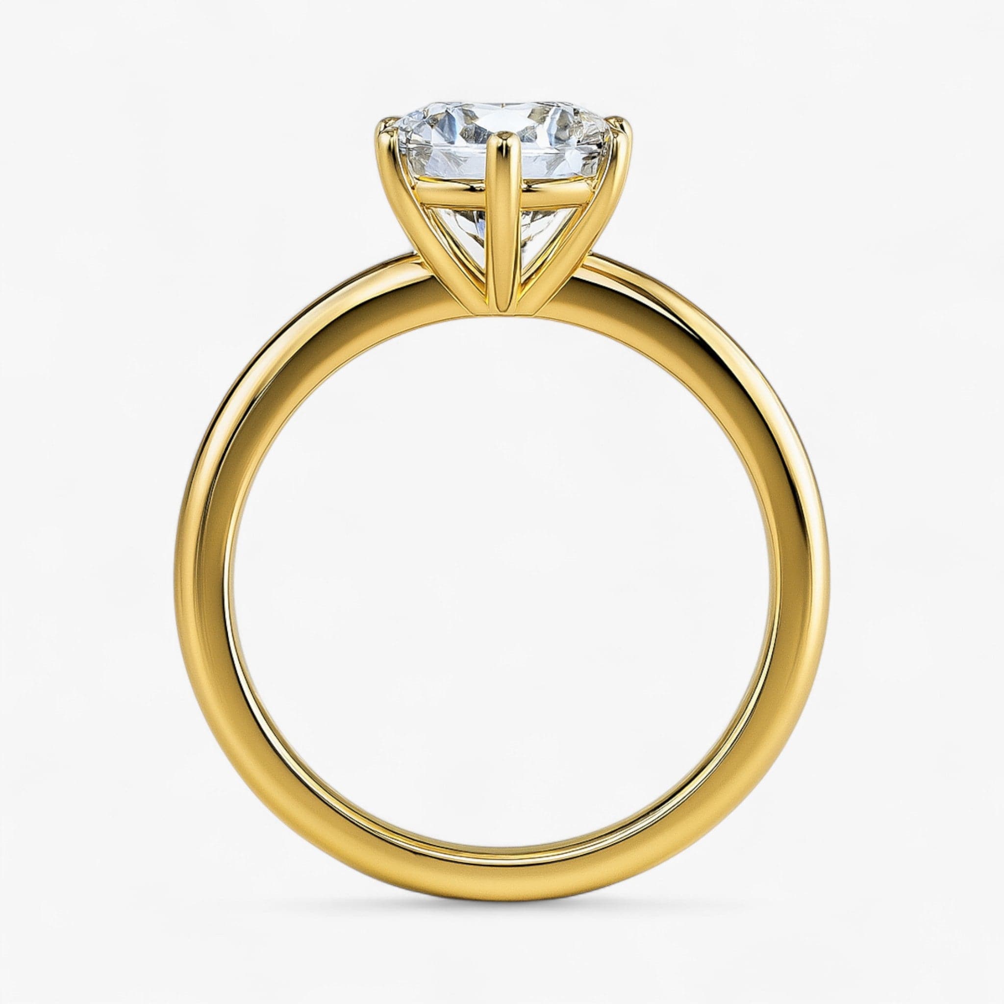 The Signature Solitaire Engagement Ring | Round