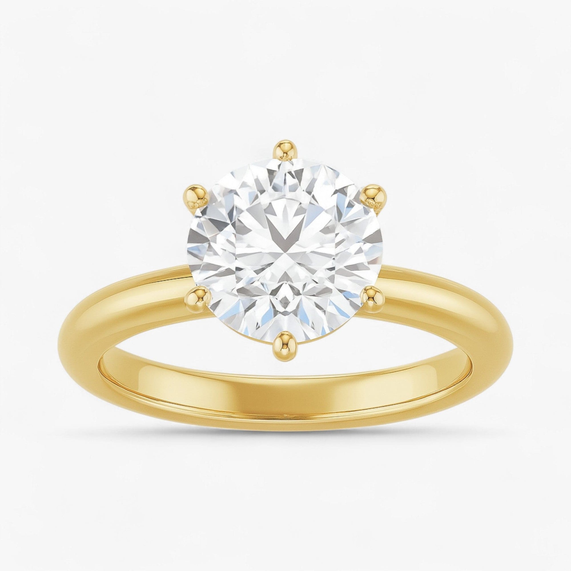 The Signature Solitaire Engagement Ring | Round
