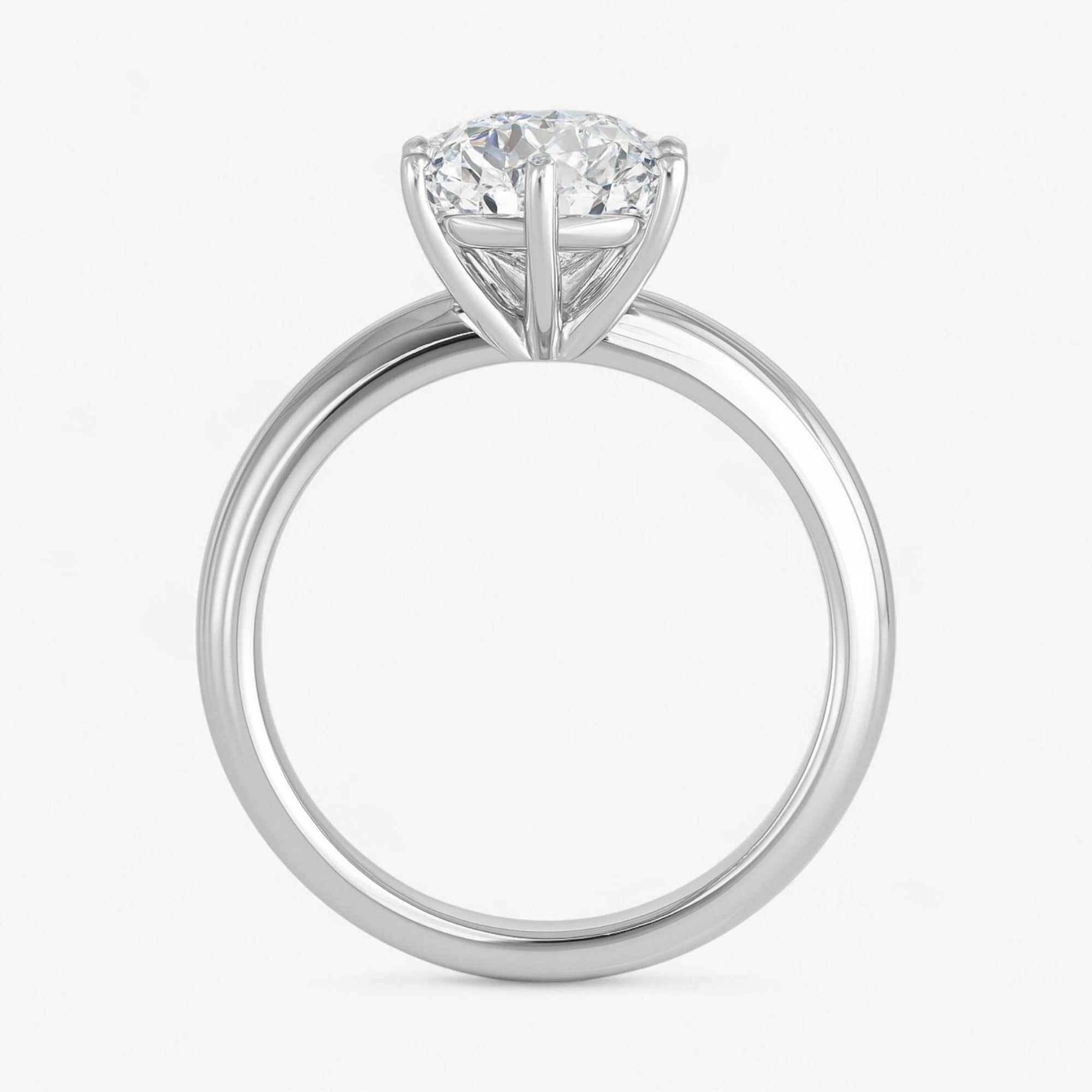 The Signature Solitaire Engagement Ring | Round