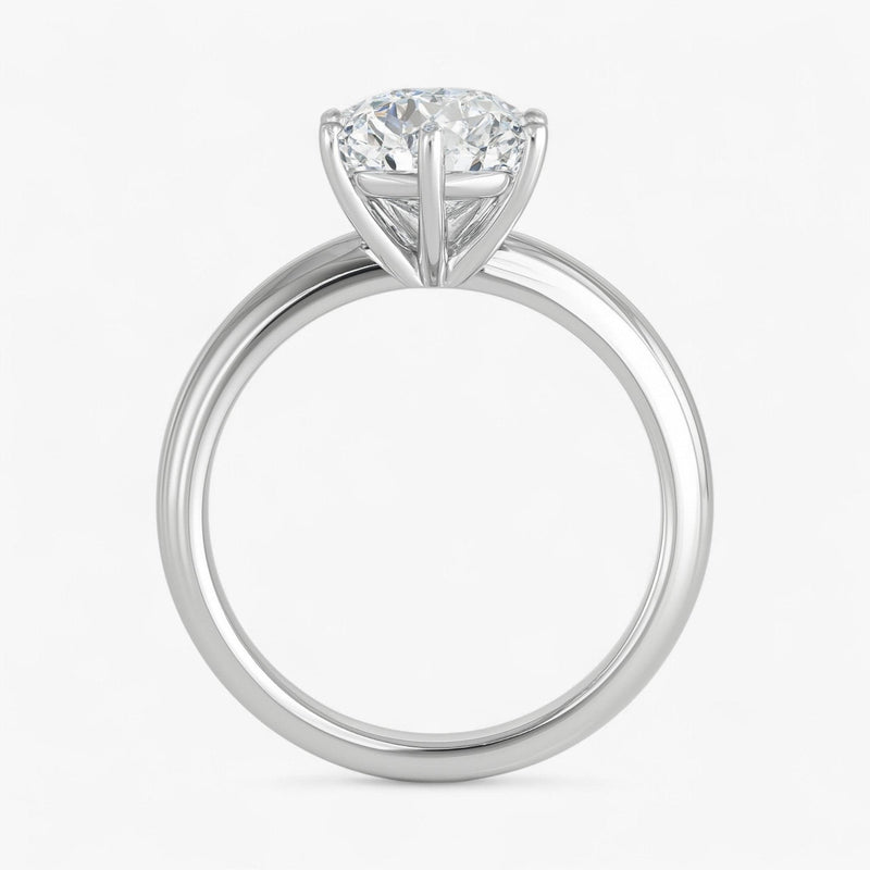 The Signature Solitaire Engagement Ring | Round