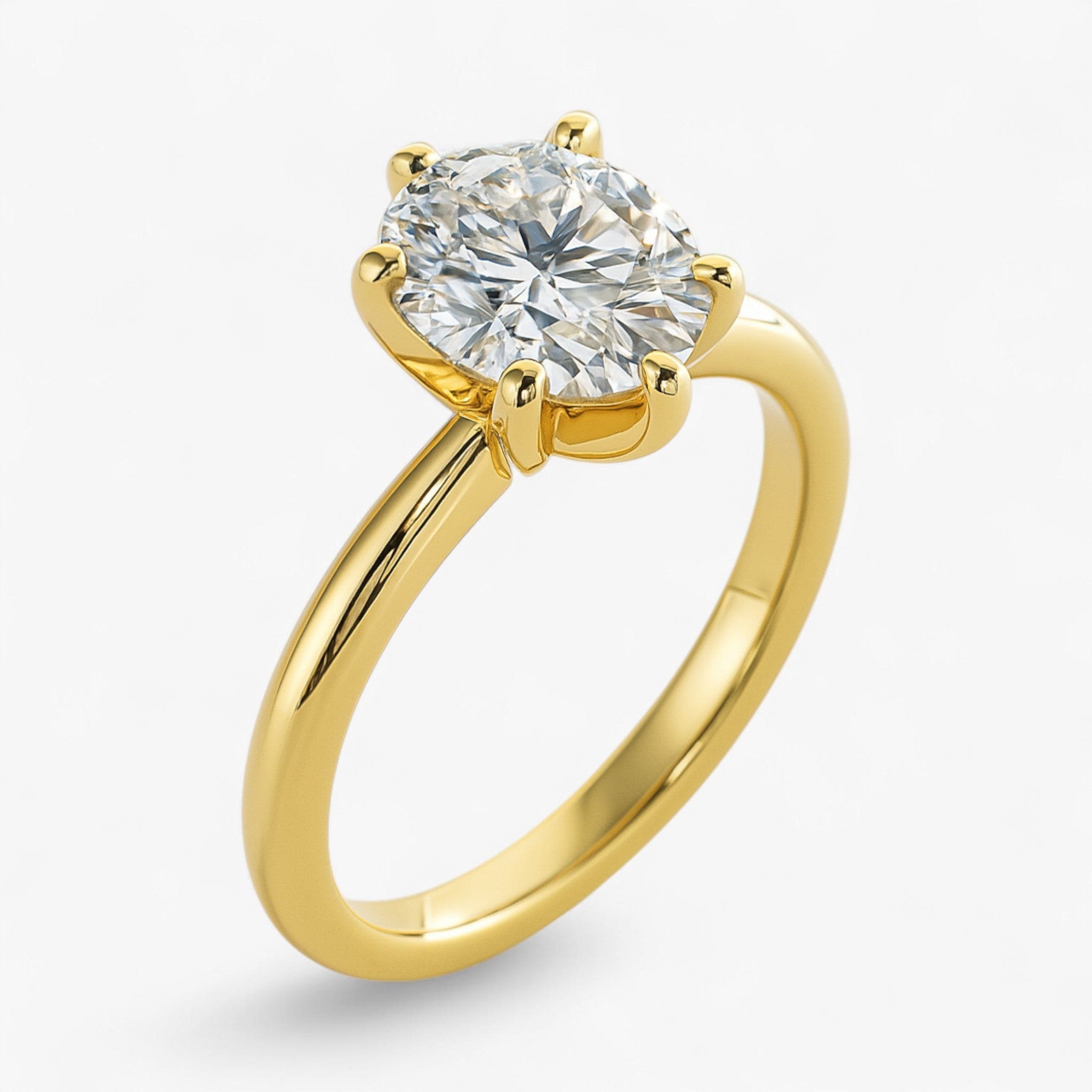 The Classic 6-Prong Engagement Ring | Oval