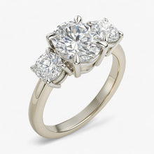 The Signature 3-Stone Engagement Ring | Oval