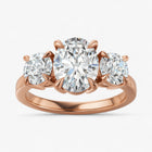 The Signature 3-Stone Engagement Ring | Oval