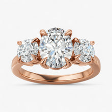 The Signature 3-Stone Engagement Ring | Oval