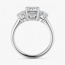 The Signature 3-Stone Engagement Ring | Emerald