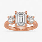 The Signature 3-Stone Engagement Ring | Emerald
