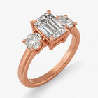 The Signature 3-Stone Engagement Ring | Emerald
