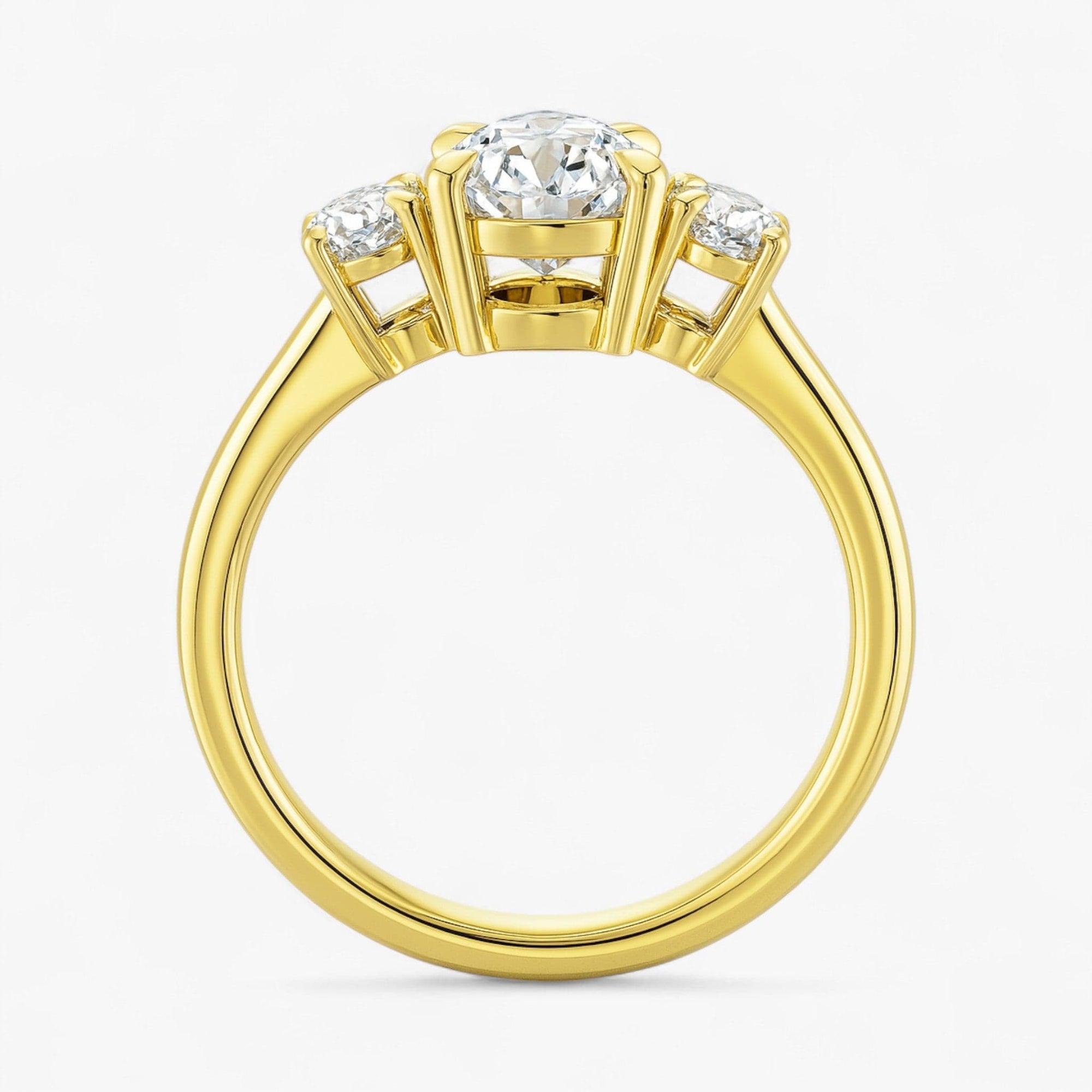 The Signature 3-Stone Engagement Ring | Pear