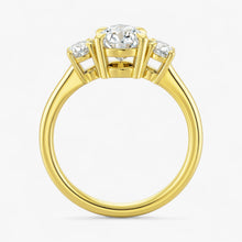 The Signature 3-Stone Engagement Ring | Pear