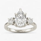 The Signature 3-Stone Engagement Ring | Pear