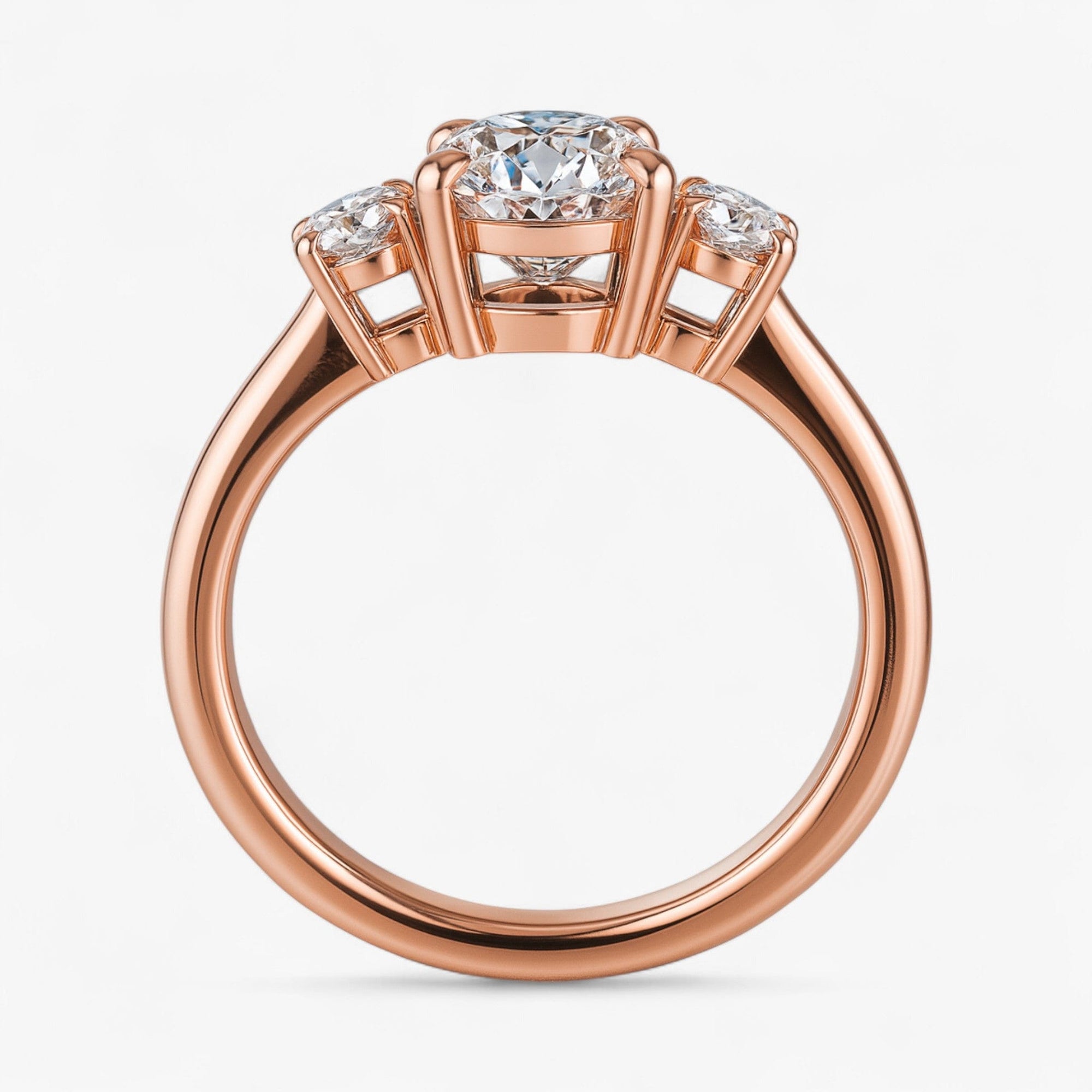 The Signature 3-Stone Engagement Ring | Pear