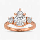 The Signature 3-Stone Engagement Ring | Pear
