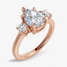 The Signature 3-Stone Engagement Ring | Pear