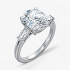 The Signature Baguette 3-Stone Engagement Ring | Oval
