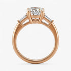 The Signature Baguette 3-Stone Engagement Ring | Oval