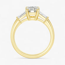 The Signature Baguette 3-Stone Engagement Ring | Emerald