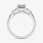 The Signature Baguette 3-Stone Engagement Ring | Emerald