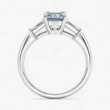 The Signature Baguette 3-Stone Engagement Ring | Emerald