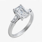 The Signature Baguette 3-Stone Engagement Ring | Emerald