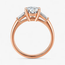 The Signature Baguette 3-Stone Engagement Ring | Emerald