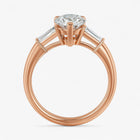 The Signature Baguette 3-Stone Engagement Ring | Pear